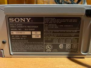 lot 222 image: Sony Progressive Scan DVD Player