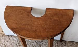 lot 46 image: Vintage Crescent Accent Table