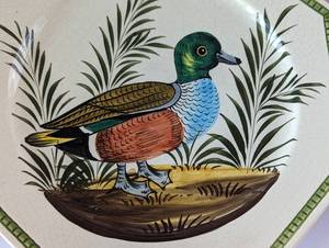 lot 48 image: Pair of Bassano Italian Duck Plates