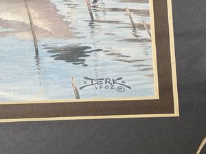 lot 249 image: 2 Waterfowl Framed Art Pieces