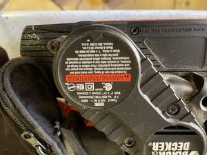 lot 253 image: Black and Decker Dragster 3 Inch Belt Sander