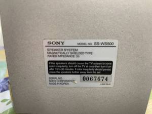 lot 258 image: Sony Sub Woofer