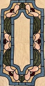 lot 302 image: Decorative Quilted Textile