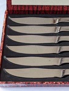 lot 354 image: Nordholm Sweden Stainless Steel Knife Set