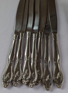 lot 364 image: Monogrammed Stainless Steel Flatware