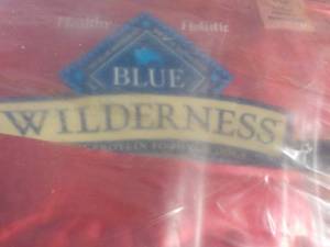 4 bags Blue Wilderness Dog Food...