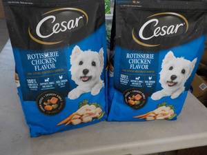 2 Bags Cesar Dog Food...