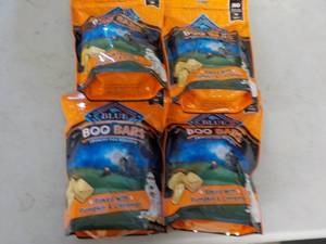 4 - 11 oz Bags Blue Boo Bars Dog Bi...