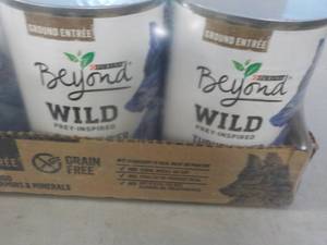 12 pack Beyond Wild Canned Dog Food...