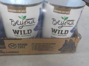12 pack Beyond Wild Canned Dog Food...