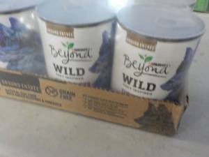 12 pack Beyond Wild Canned Dog Food...