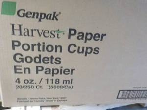 Case Genpak Harvest paper Portion C...