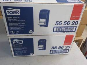 2 Tork Bath Tissue Dispensers...