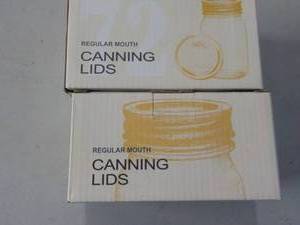 144 Regular Canning Lids...