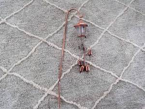Solar Lantern Windchime Garden Stak...