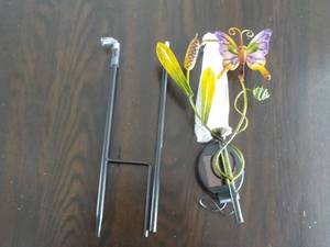 Butterfly LED Rain Gauge Stake...