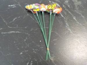 18 Butterfly Garden Stakes...