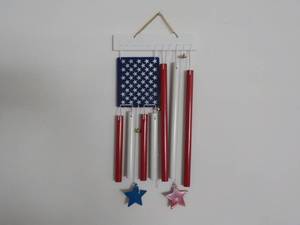 Red, White, and Blue Wind Chime and...