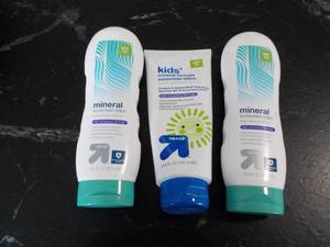 3 Bottles Mineral Sunscreen Lotion...