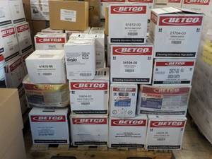 Pallet of Betco Products and GOJO H...
