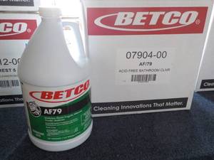 4 - 1 Gallon Jugs Betco Acid Free B...