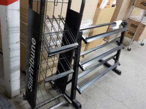 2 Metal Advertising Stands...