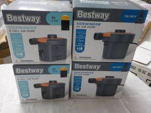 4 Bestway Air Pumps- 2 Battery and ...