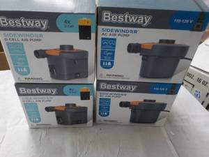 4 Bestway Air Pumps- 2 Battery and ...