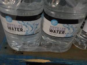 12 Gallon Jugs Distilled Water...