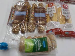 Assortment of Frozen Breads and Bag...