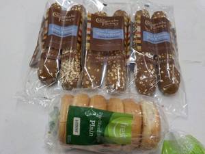 Assortment of Frozen Breads and Bag...