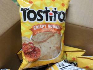 Case of Tostitos Crispy Rounds...