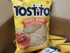 Case of Tostitos Crispy Rounds...