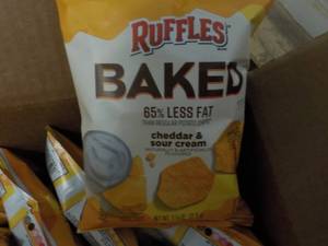 Case of Ruffles Baked Cheddar and S...