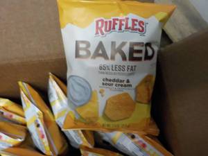 Case of Ruffles Baked Cheddar and S...