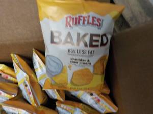 Case of Ruffles Baked Cheddar and S...