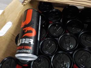 42 - 8.8 oz Cans Uber Energy Drinks...