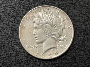 1934 Peace Dollar