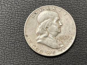 1957-D Franklin Half Dollar