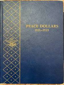 Peace Dollar Coin Holder Book