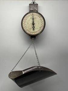 Vintage Scale and Basket