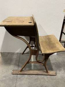 Antique School Desk
