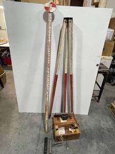 Vintage Sears-Roebuck Transit and Grade Rod