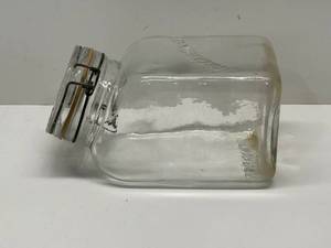 Angled Glass Jar