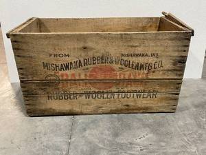 Vintage Wood Advertising Box