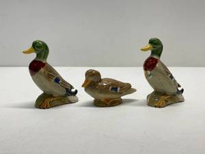 Rosemeade 3 Mallard Salt and Pepper Shakers
