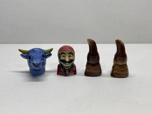 Seals and Paul Bunyan Salt and Pepper Shakers