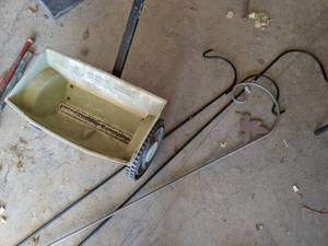 lot 48 image: EZ Drop Spreader and (3) 7 Shepard...