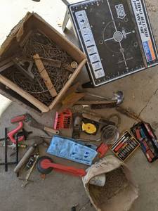 lot 49 image: Misc. Hardware & Hand Tools See Ph...