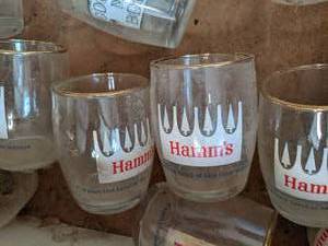 lot 72 image: Vintage Hamms Glasses See Photos...